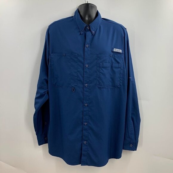 Columbia Other - Columbia Men’s Crystal Springs PFG Omni-Wick Convertible Sleeve Shirt Size XXL